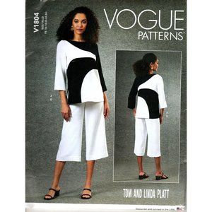 Vogue V1804 Misses 16 to 24 Tom and Linda Platt Top and Pants Sewing Pattern